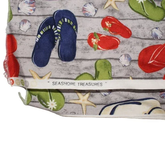 Robert Kaufman Sagebrush Fabric Stephanie 42"X23" Sea Shore Treasure #775 - Picture 3 of 6